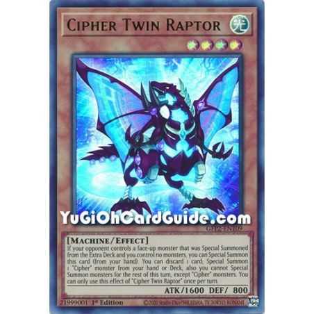Cipher Twin Raptor (Ultra Rare) – Ghosts From the Past The 2nd Haunting | Carta YUGIOH en México