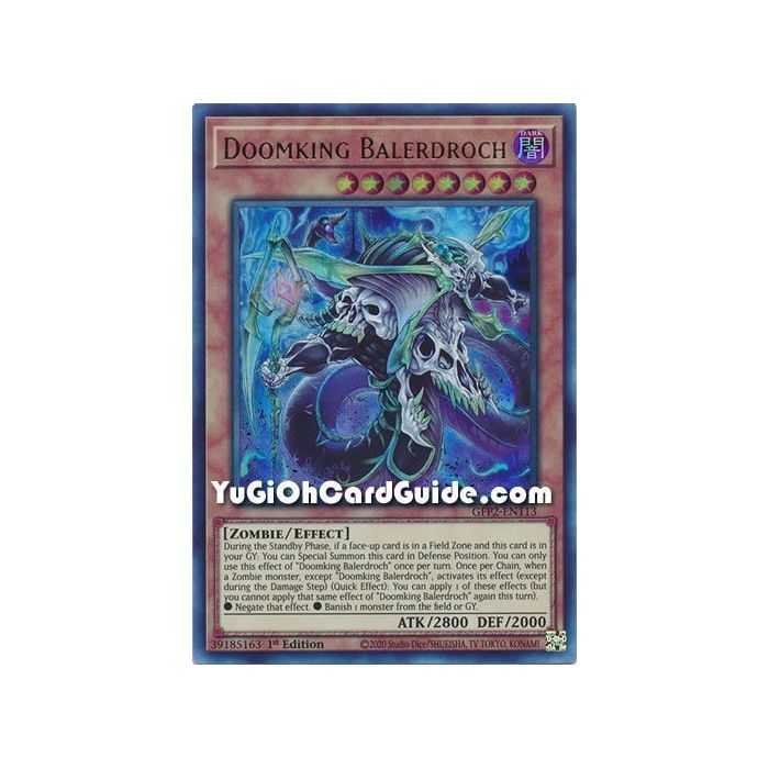 Doomking Balerdroch&nbsp;(Ultra Rare) – Ghosts From the Past The 2nd Haunting | Carta YUGIOH en México