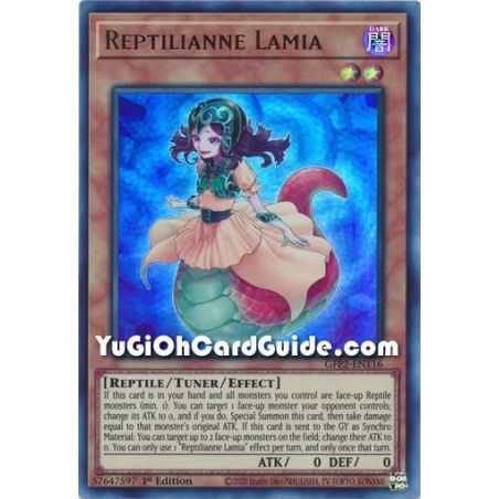 Reptilianne Lamia (Ultra Rare) – Ghosts From the Past The 2nd Haunting | Carta YUGIOH en México