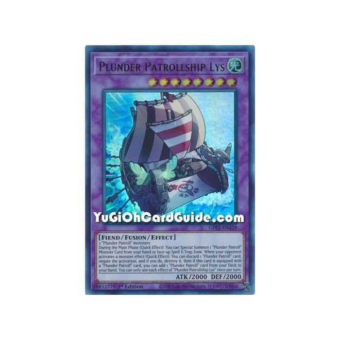 Plunder Patrollship Lys (Ultra Rare) – Ghosts From the Past The 2nd Haunting | Carta YUGIOH en México