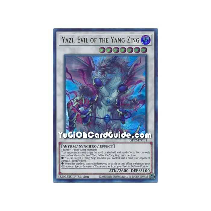 Yazi, Evil of the Yang Zing (Ultra Rare) – Ghosts From the Past The 2nd Haunting | Carta YUGIOH en México