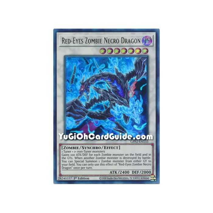 Red-Eyes Zombie Necro Dragon (Ultra Rare) – Ghosts From the Past The 2nd Haunting | Carta YUGIOH en México