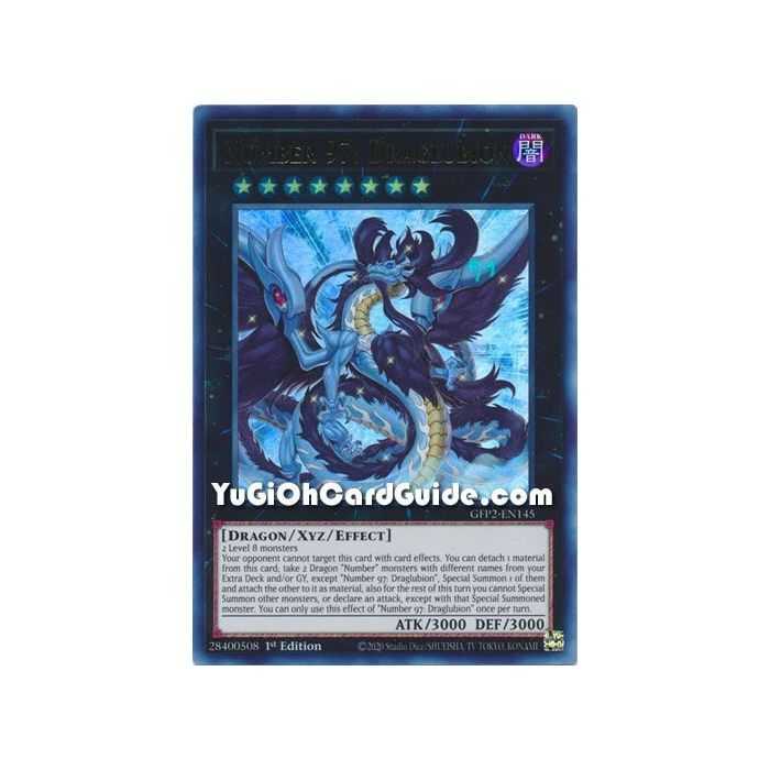 Number 97: Draglubion (Ultra Rare) – Ghosts From the Past The 2nd Haunting | Carta YUGIOH en México