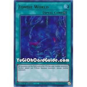 Zombie World&nbsp;(Ultra Rare) – Ghosts From the Past The 2nd Haunting | Carta YUGIOH en México