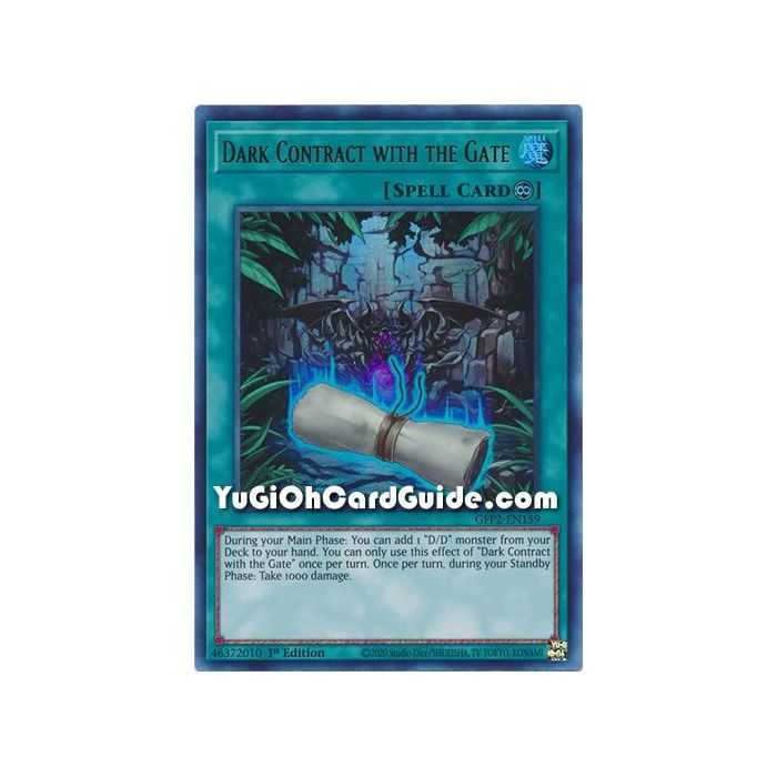 Dark Contract with the Gate (Ultra Rare) – Ghosts From the Past The 2nd Haunting | Carta YUGIOH en México