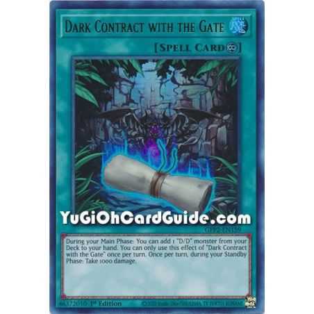 Dark Contract with the Gate (Ultra Rare) – Ghosts From the Past The 2nd Haunting | Carta YUGIOH en México