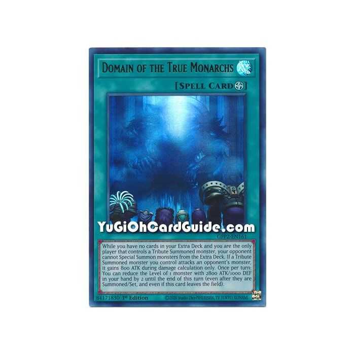 Domain of the True Monarchs (Ultra Rare) – Ghosts From the Past The 2nd Haunting | Carta YUGIOH en México