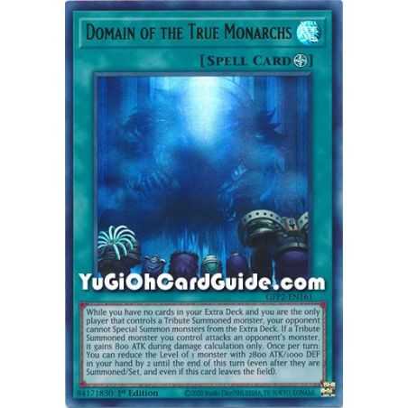 Domain of the True Monarchs (Ultra Rare) – Ghosts From the Past The 2nd Haunting | Carta YUGIOH en México