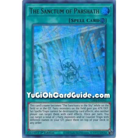 The Sanctum of Parshath (Ultra Rare) – Ghosts From the Past The 2nd Haunting | Carta YUGIOH en México