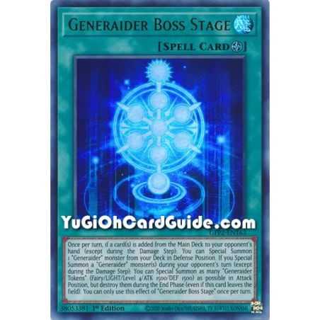 Generaider Boss Stage&nbsp;(Ultra Rare) – Ghosts From the Past The 2nd Haunting | Carta YUGIOH en México