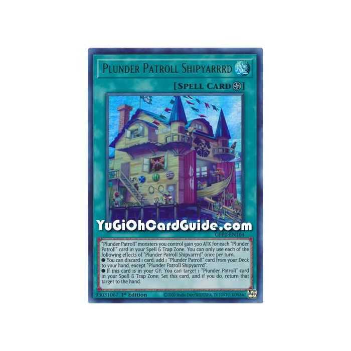Plunder Patroll Shipyarrrd (Ultra Rare) – Ghosts From the Past The 2nd Haunting | Carta YUGIOH en México