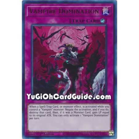 Vampire Domination&nbsp;(Ultra Rare) – Ghosts From the Past The 2nd Haunting | Carta YUGIOH en México