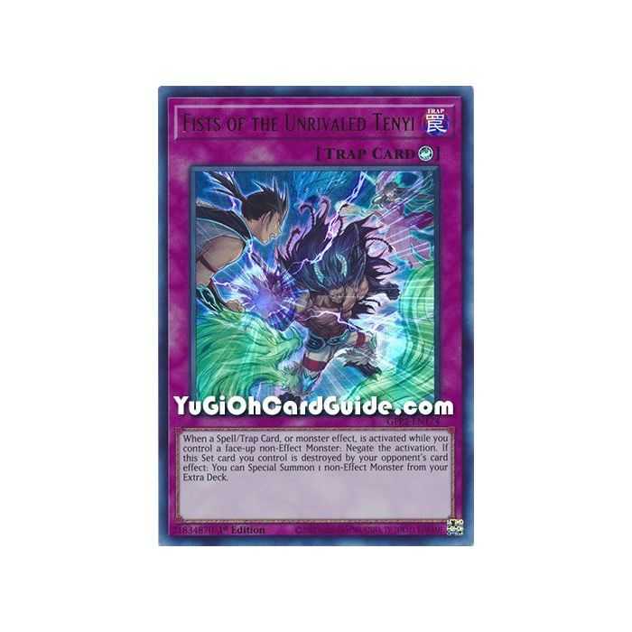 Fists of the Unrivaled Tenyi (Ultra Rare) – Ghosts From the Past The 2nd Haunting | Carta YUGIOH en México