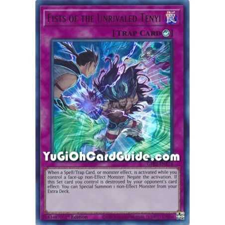 Fists of the Unrivaled Tenyi (Ultra Rare) – Ghosts From the Past The 2nd Haunting | Carta YUGIOH en México