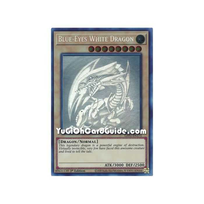 Blue-Eyes White Dragon (Ghost Rare) – Ghosts From the Past The 2nd Haunting | Carta YUGIOH en México