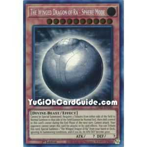 The Winged Dragon of Ra - Sphere Mode (Ghost Rare) – Ghosts From the Past The 2nd Haunting | Carta YUGIOH en México