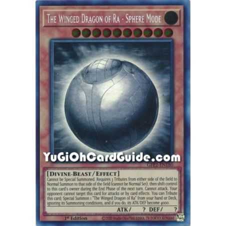 The Winged Dragon of Ra - Sphere Mode (Ghost Rare) – Ghosts From the Past The 2nd Haunting | Carta YUGIOH en México