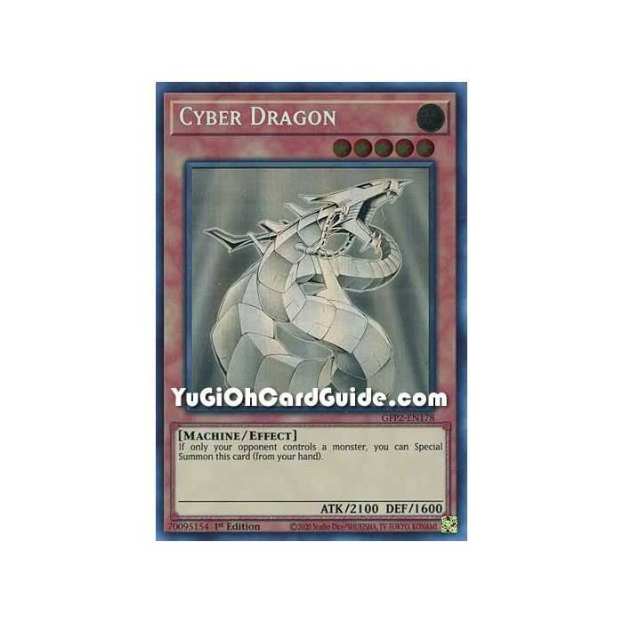 Cyber Dragon (Ghost Rare) – Ghosts From the Past The 2nd Haunting | Carta YUGIOH en México