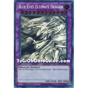 Blue-Eyes Ultimate Dragon (Ghost Rare) – Ghosts From the Past The 2nd Haunting | Carta YUGIOH en México