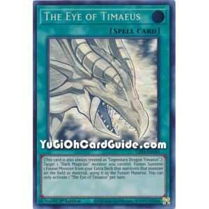 The Eye of Timaeus (Ghost Rare) – Ghosts From the Past The 2nd Haunting | Carta YUGIOH en México