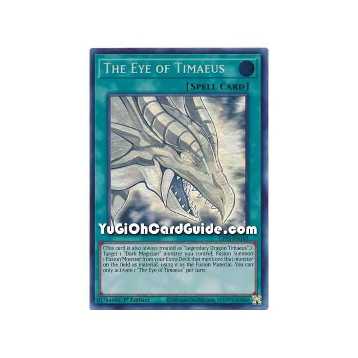 The Eye of Timaeus (Ghost Rare) – Ghosts From the Past The 2nd Haunting | Carta YUGIOH en México