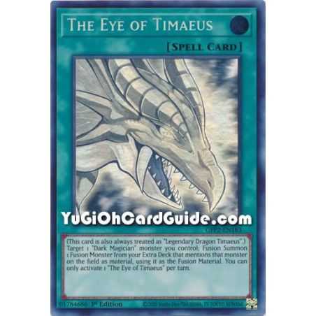 The Eye of Timaeus (Ghost Rare) – Ghosts From the Past The 2nd Haunting | Carta YUGIOH en México