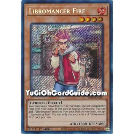 Libromancer Fire (Secret Rare) – Dimension Force | Carta YUGIOH en México