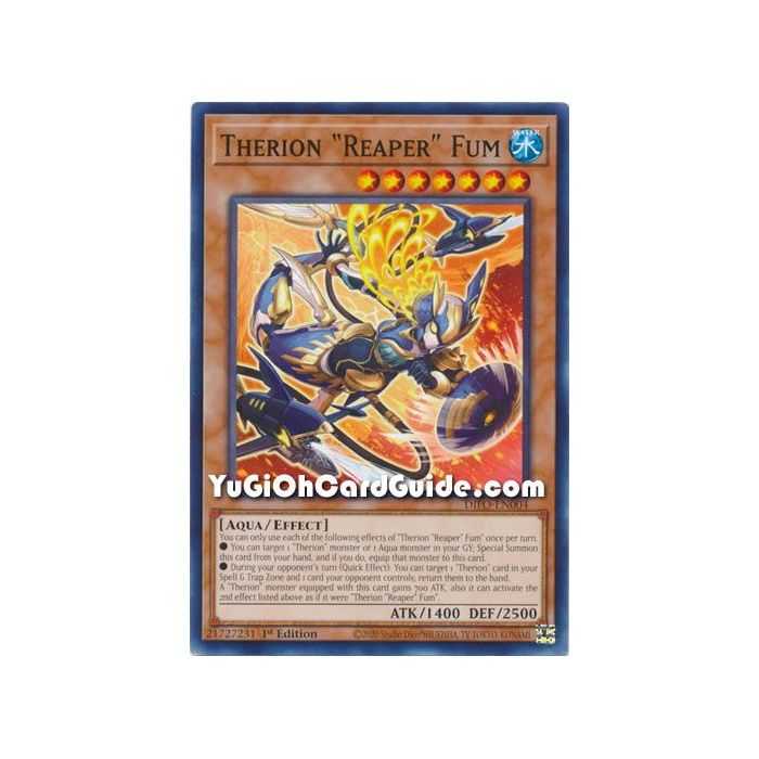 Therion "Reaper" Fum (Common) – Dimension Force | Carta YUGIOH en México