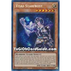 Visas Starfrost (Secret Rare) – Dimension Force | Carta YUGIOH en México