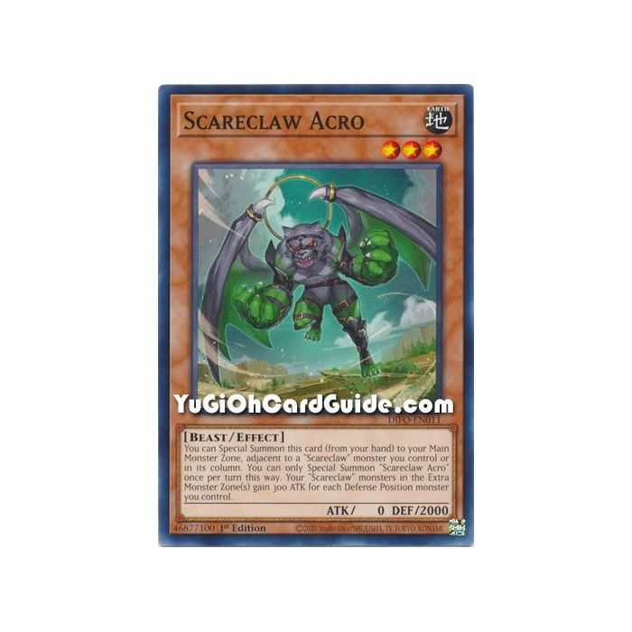Scareclaw Acro (Common) – Dimension Force | Carta YUGIOH en México