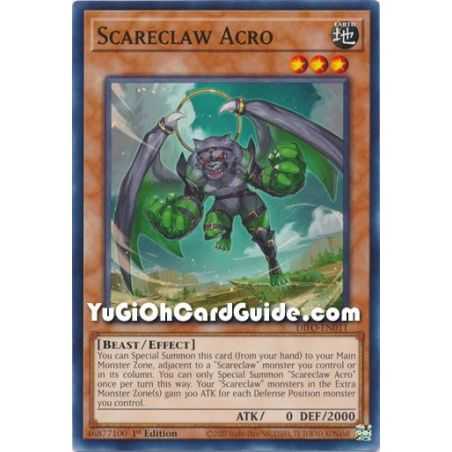 Scareclaw Acro (Common) – Dimension Force | Carta YUGIOH en México