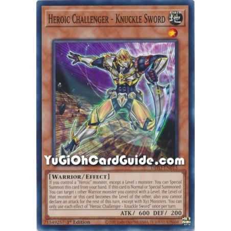 Heroic Challenger - Knuckle Sword (Common) – Dimension Force | Carta YUGIOH en México