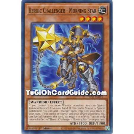 Heroic Challenger - Morning Star (Common) – Dimension Force | Carta YUGIOH en México