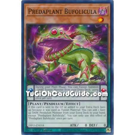 Predaplant Bufolicula (Common) – Dimension Force | Carta YUGIOH en México