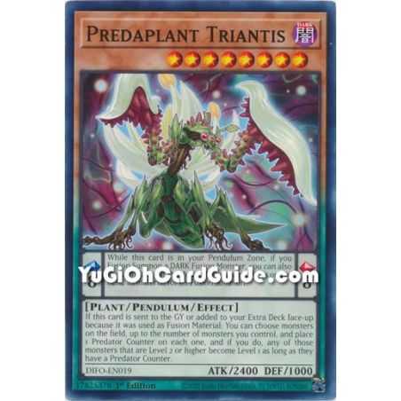 Predaplant Triantis (Common) – Dimension Force | Carta YUGIOH en México