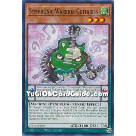 Symphonic Warrior Guitariss (Common) – Dimension Force | Carta YUGIOH en México