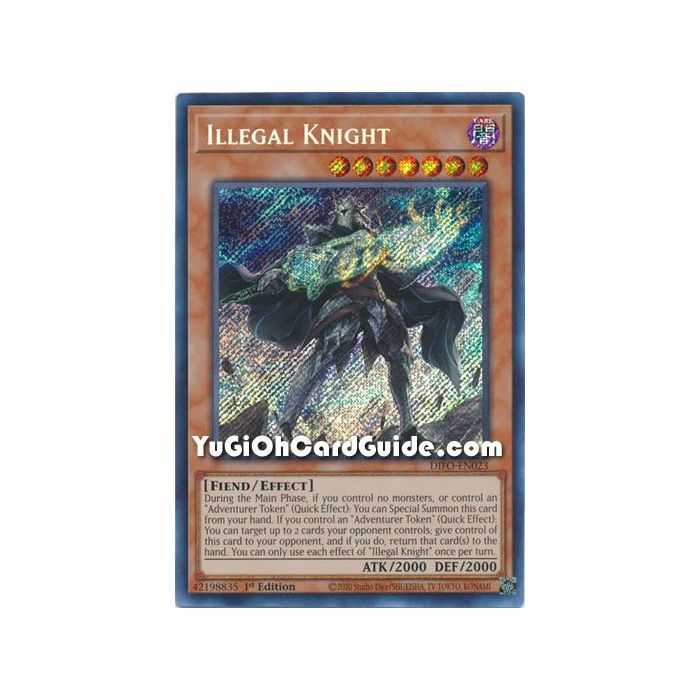 Illegal Knight (Secret Rare) – Dimension Force | Carta YUGIOH en México