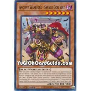 Ancient Warriors - Savage Don Ying (Common) – Dimension Force | Carta YUGIOH en México