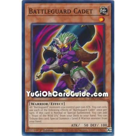 Battleguard Cadet (Common) – Dimension Force | Carta YUGIOH en México