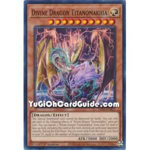 Divine Dragon Titanomakhia (Common) – Dimension Force | Carta YUGIOH en México