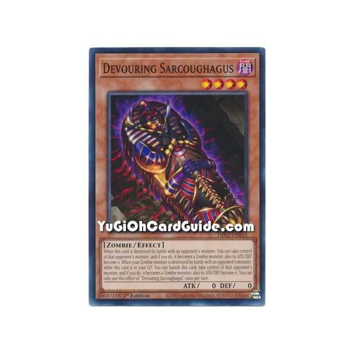 Devouring Sarcoughagus (Common) – Dimension Force | Carta YUGIOH en México