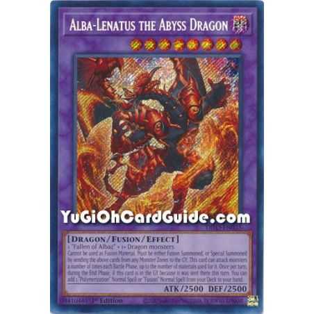 Alba-Lenatus the Abyss Dragon (Secret Rare) – Dimension Force | Carta YUGIOH en México