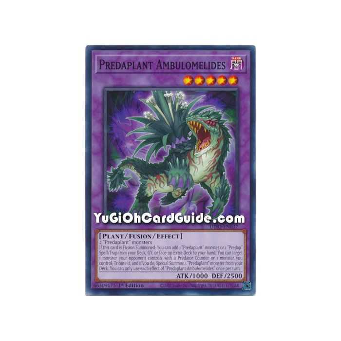 Predaplant Ambulomelides (Common) – Dimension Force | Carta YUGIOH en México