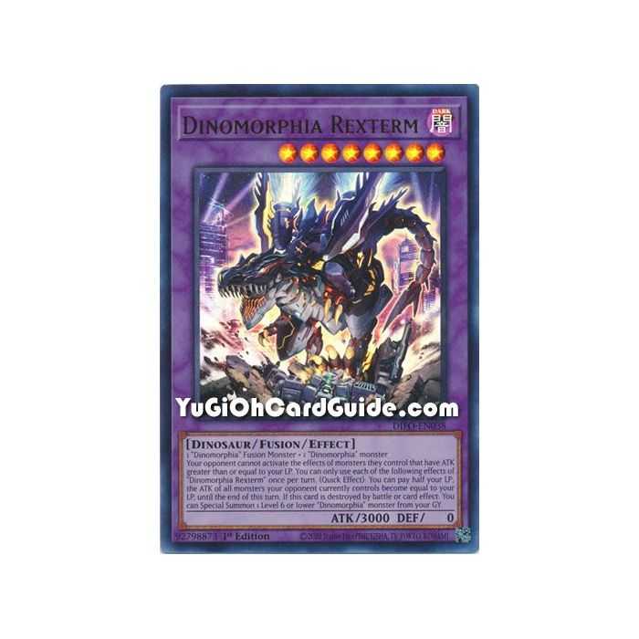 Dinomorphia Rexterm (Ultra Rare) – Dimension Force | Carta YUGIOH en México