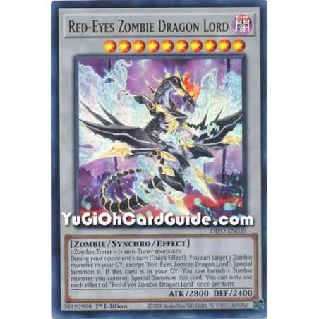 Red-Eyes Zombie Dragon Lord (Ultra Rare) – Dimension Force | Carta YUGIOH en México