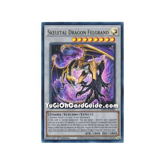 Skeletal Dragon Felgrand (Ultra Rare) – Dimension Force | Carta YUGIOH en México