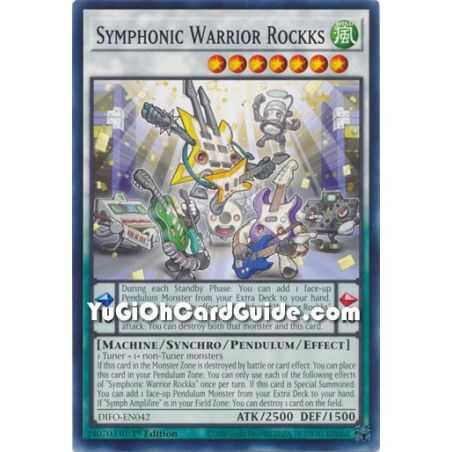 Symphonic Warrior Rockks (Common) – Dimension Force | Carta YUGIOH en México