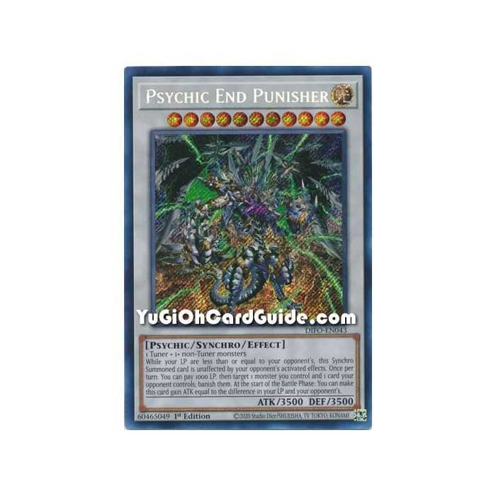 Psychic End Punisher (Secret Rare) – Dimension Force | Carta YUGIOH en México