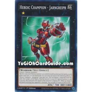 Heroic Champion - Jarngreipr (Common) – Dimension Force | Carta YUGIOH en México