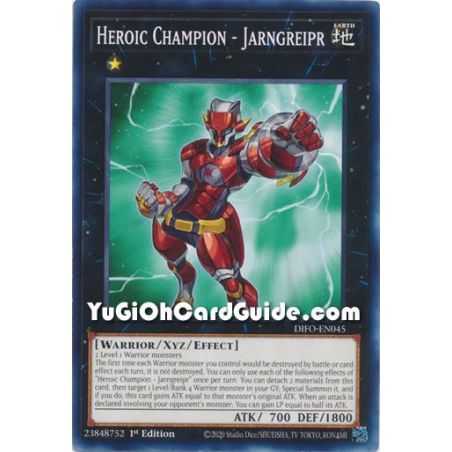 Heroic Champion - Jarngreipr (Common) – Dimension Force | Carta YUGIOH en México